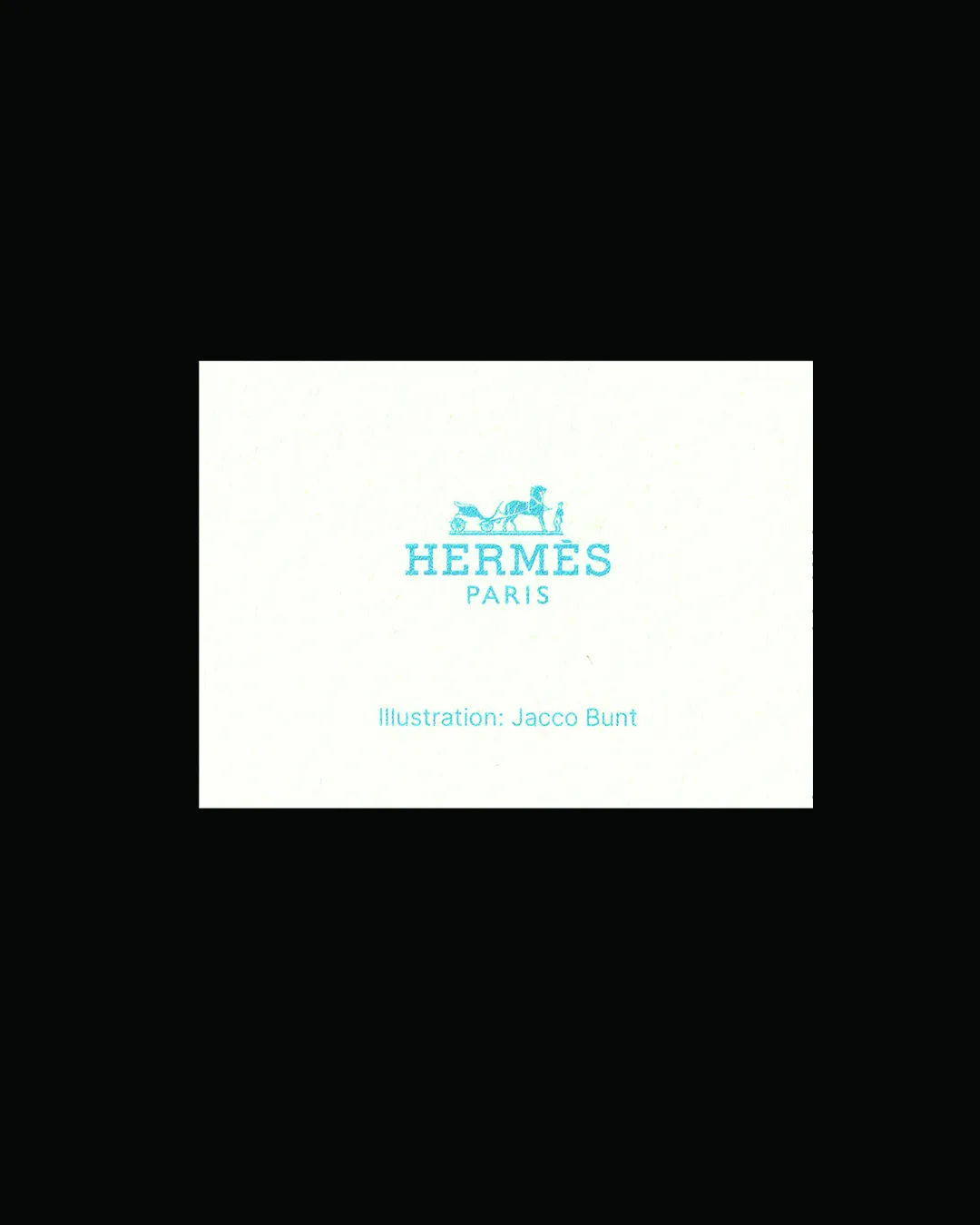 Hermès holiday invitation