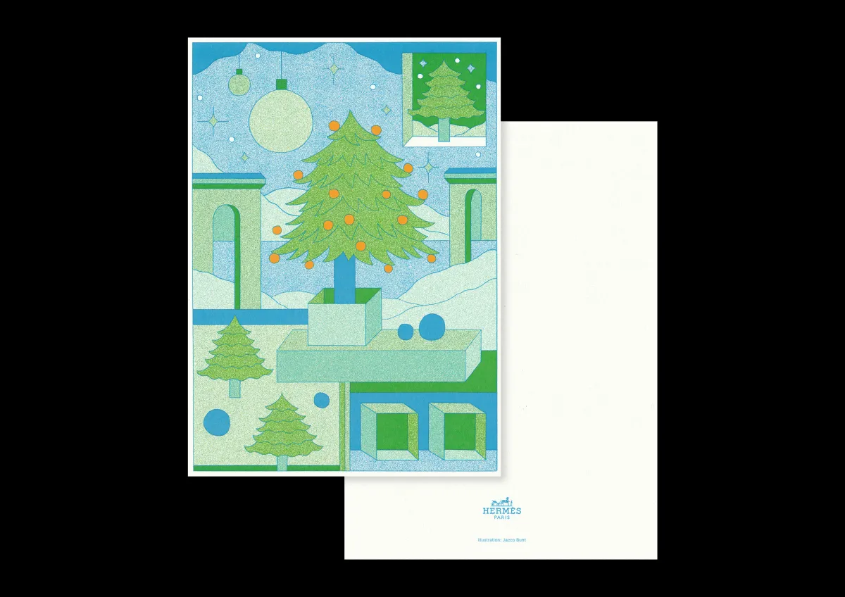 Hermès holiday invitation
