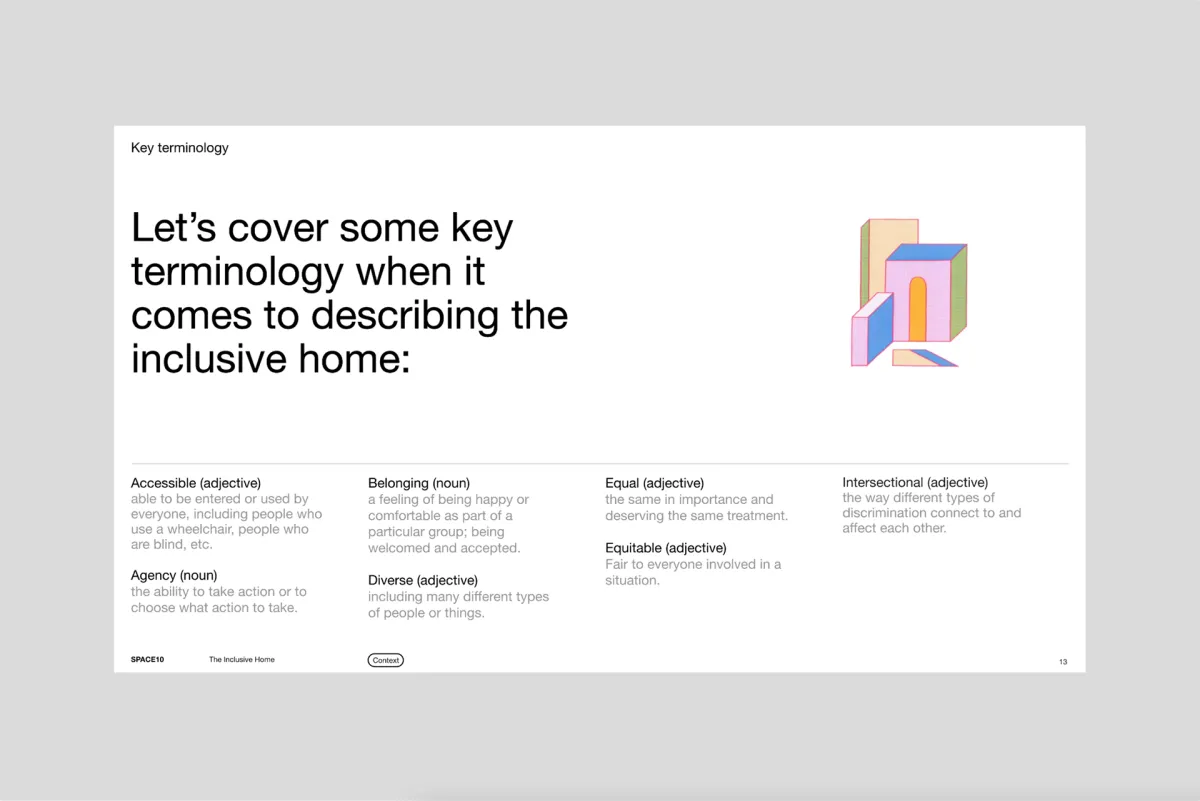 SPACE10 The inclusive home report